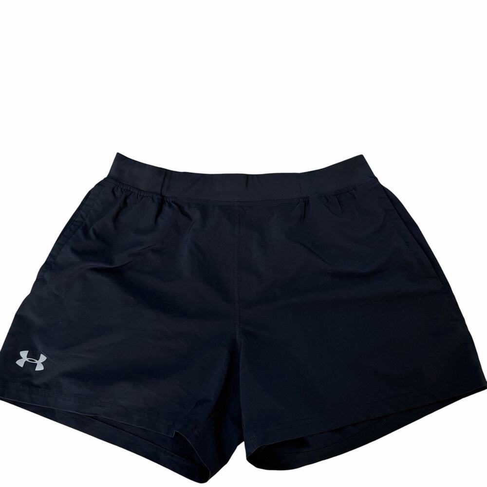Under Armour Heatgear UA Speedpocket 5" Fitted Running Shorts Black Men's XL Gym